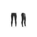 Herren-3/4-Tights, schwarz